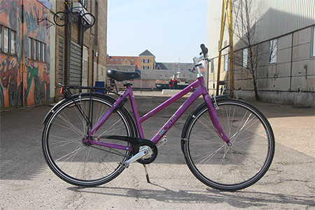 Rent a female model City-bike at Svendborg Bicycle Rentals